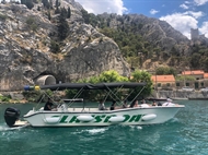 GLASS BOAT WITH GLASS BOTTOM